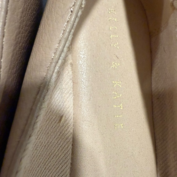 Kelly & Katie Eryn Wedge Tan Nude Ballet Flats Minimalist Office Business Casual - Picture 9 of 12